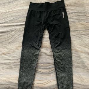 Gymshark Seamless Ombre Leggings - Black Marl